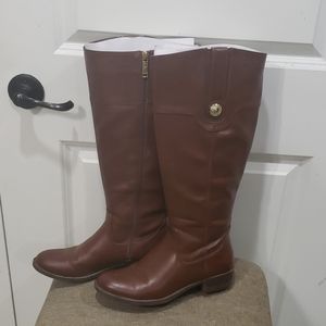 Knee high wide calf boots